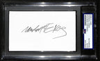 Randall Enos Signed/Autographed Index Card Cartoonist "Political" PSA/DNA 193800