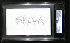 Bill Hinds Signed/Auto Index Card Cartoonist "Tank McNamara" PSA/DNA 193801