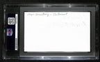 Roger Armstrong Signed 3x5 Index Card Cartoonist "Flintstones" PSA/DNA 193805