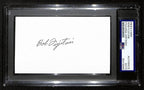 Bob Fujitani Signed/Auto Index Card Cartoonist "Flash Gordon" PSA/DNA 193815