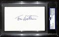 Tom Hatten Signed/Autographed Index Card Cartoonist "Olive Oyl" PSA 193820