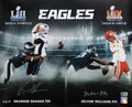 Brandon Graham/Milton Williams Eagles Dual-Signed 16x20 Photo SB LIX JSA 194718