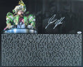 Jason Kelce Philadelphia Eagles Speech Signed 16x20 Photo Witness PSA/DNA 177715