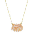 Cameo Italiano "Elysee" Cultured Pearl & Shell Cameo Choice of Word Necklace