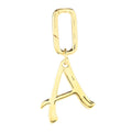 MAYAMAR 24K Gold Plated Polished Choice of Initial Enhancer Pendant