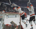 Bobby Clarke/Bill Barber/Reggie Leetch Signed/Auto 16x20 Photo Flyers JSA 194021