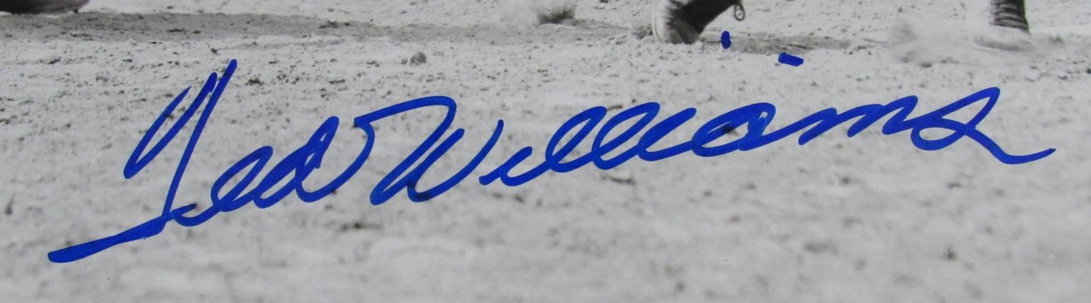Ted Williams HOF Signed/Auto 16x20 B/W Photo Boston Red Sox PSA/DNA 194052