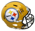 Troy Polamalu HOF Signed Full Size Replica T/B Helmet Steelers Beckett 194761
