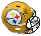 Troy Polamalu HOF Signed Full Size Replica T/B Helmet Steelers Beckett 194761