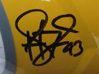 Troy Polamalu HOF Signed Full Size Replica T/B Helmet Steelers Beckett 194761