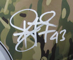 Troy Polamalu HOF Signed Full Size Authentic Camo Helmet Steelers Beckett 194763