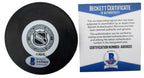 Joe Watson Signed/Autographed Boston Bruins Logo Hockey Puck Beckett 194772