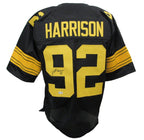 James Harrison Signed/Auto Steelers Black/Yellow Custom Jersey Beckett 194775