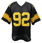 James Harrison Signed/Auto Steelers Black/Yellow Custom Jersey Beckett 194775