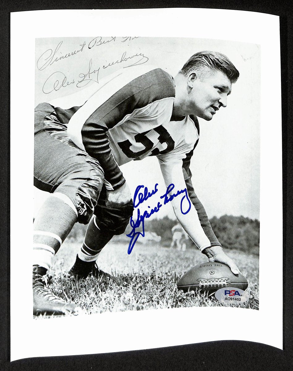 Alex Wojciechowicz HOF Signed/Inscribed 8x10 Photo Eagles PSA/DNA 194456