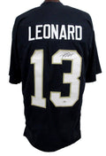 Riley Leonard Signed/Auto Navy Custom Football Jersey Notre Dame PSA/DNA 195625