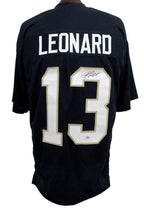 Riley Leonard Signed/Auto Navy Custom Football Jersey Notre Dame PSA/DNA 195625