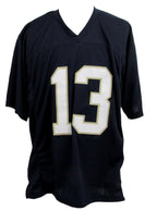 Riley Leonard Signed/Auto Navy Custom Football Jersey Notre Dame PSA/DNA 195625