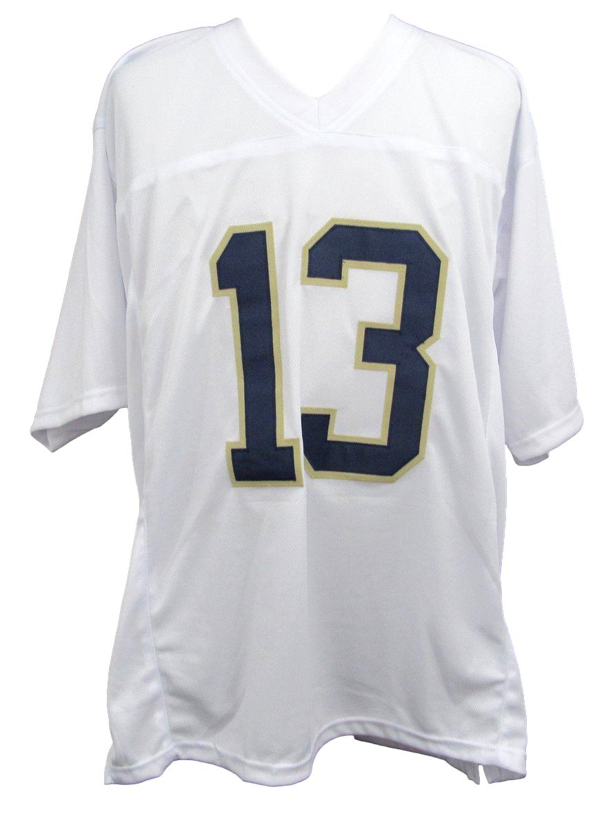 Riley Leonard Signed/Auto White Custom Football Jersey Notre Dame PSA/DNA 195626