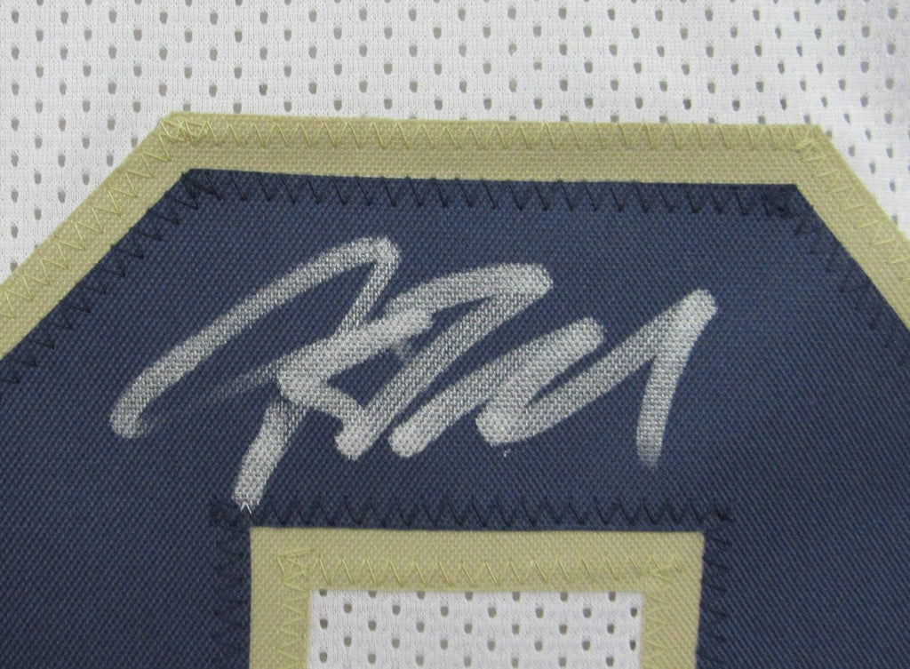 Riley Leonard Signed/Auto White Custom Football Jersey Notre Dame PSA/DNA 195627