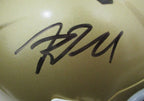 Riley Leonard Signed/Auto Gold Mini Football Helmet Notre Dame PSA/DNA 195621