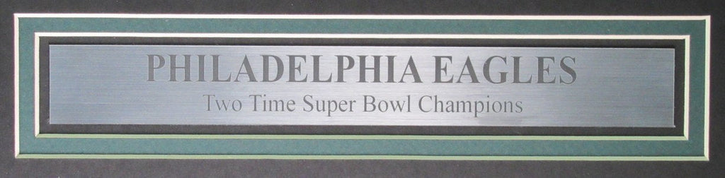 Brandon Graham/Milton Williams Signed 16x20 Photo Eagles SB LIX Framed JSA