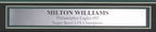 Milton Williams Signed/Autographed 8x10 Photo Eagles SB LIX Framed JSA 195568