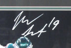 Josh Sweat Signed/Autographed 11x14 Photo Eagles SB LIX Framed Beckett 195571