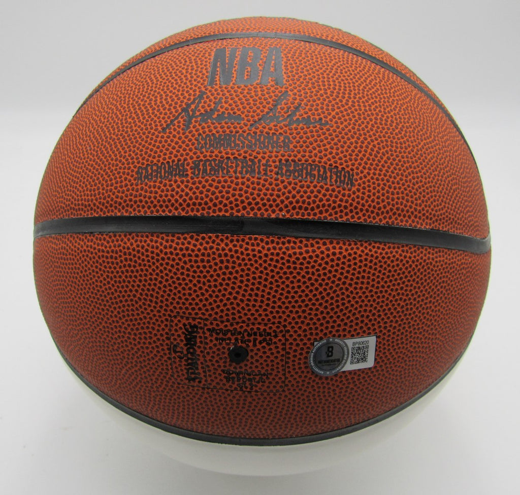 Buck Williams/Joe Smith Dual-Signed/Auto Spalding Basketball Beckett 195579