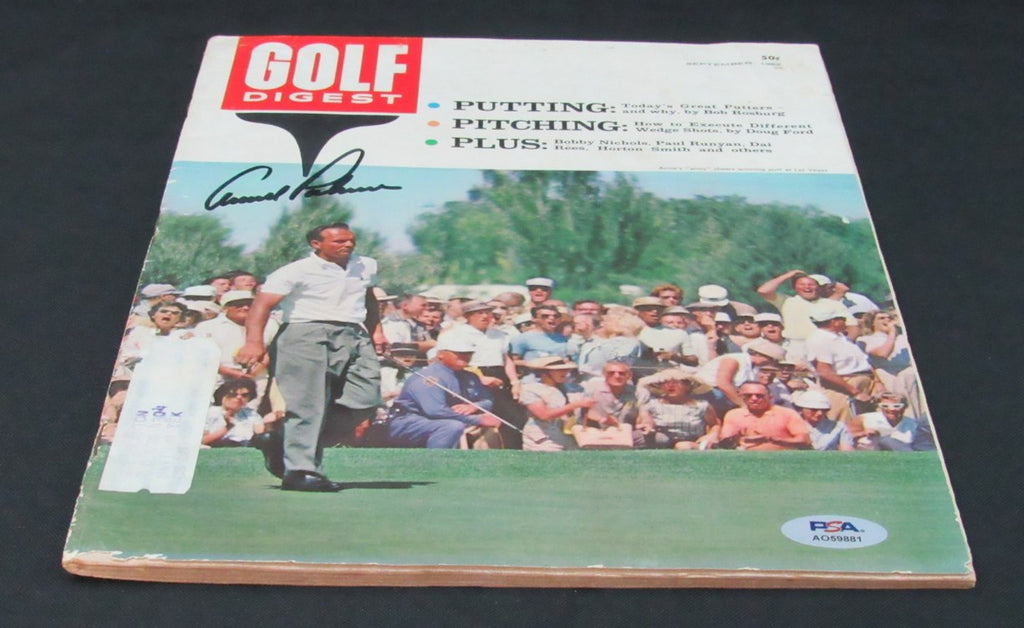 Arnold Palmer Signed/Auto September 1962 Golf Digest Magazine PSA/DNA 194074