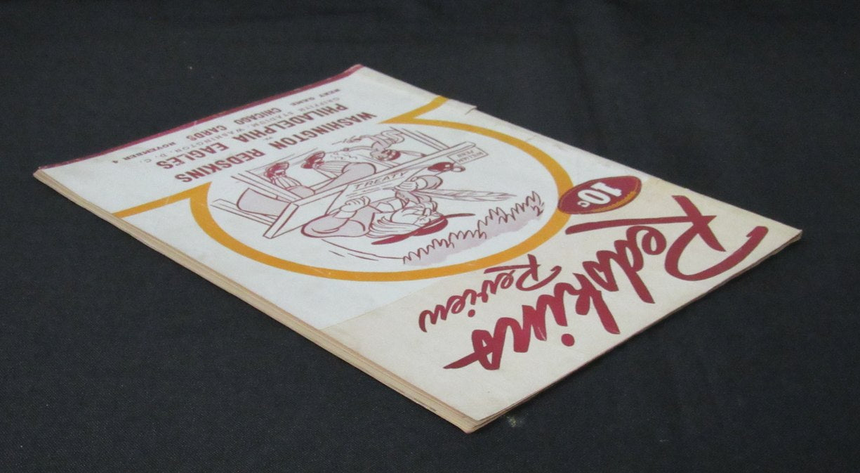 November 4, 1945 Redskins vs. Eagles NFL Football Game Program 194115