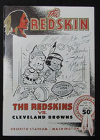 December 5, 1954 Redskins vs. Browns NFL Football Game Program 194123