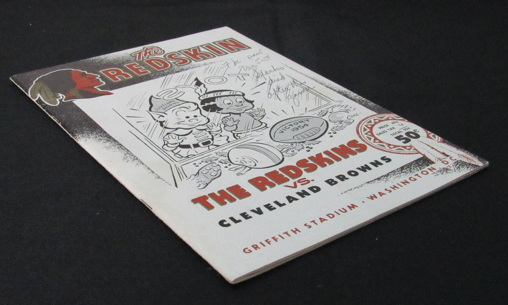 December 5, 1954 Redskins vs. Browns NFL Football Game Program 194123