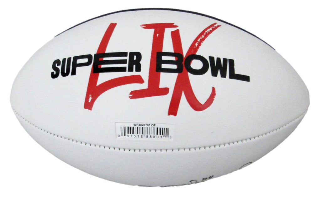 Jordan Mailata Signed/Auto Super Bowl LIX Logo Football Eagles Beckett 192859