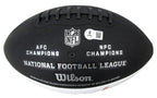 Jordan Mailata Signed/Auto Super Bowl LIX Logo Football Eagles Beckett 192859