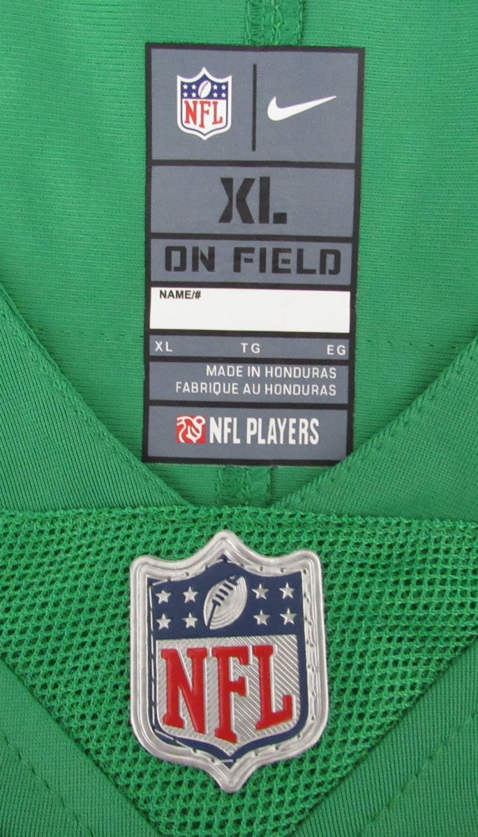 Jalen Carter Signed Kelly Green Nike On Field Football Jersey Eagles BAS 194513
