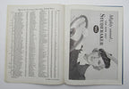 October 10, 1936 Washington U vs. Notre Dame NCAA Football Game Program 195592