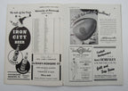 October 24, 1936 Pitt vs. Notre Dame NCAA Football Game Program 195596