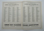 Oct. 8, 1950 New York Yanks vs. Green Bay Packers Football Game Program 195601