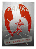 Nov. 3, 1951 New York Yanks vs. San Francisco 49ers Football Game Program 195603