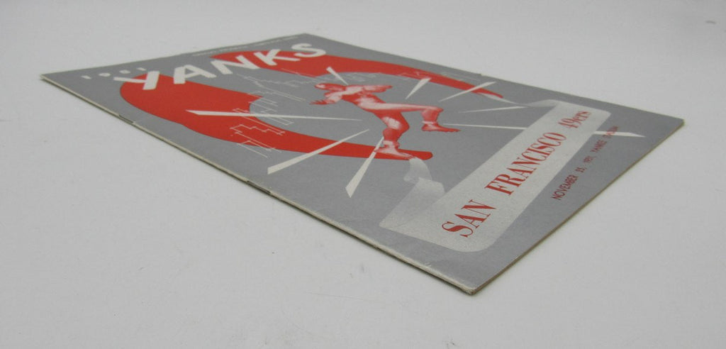 Nov. 3, 1951 New York Yanks vs. San Francisco 49ers Football Game Program 195603