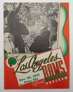 November 30, 1947 LA Rams vs. Green Bay Packers Football Game Program 195606