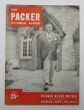 Sept. 28, 1947 Chicago Bears vs. Green Bay Packers Football Game Program 195607
