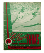 December 8, 1946 LA Rams vs. Green Bay Packers Football Game Program 195608