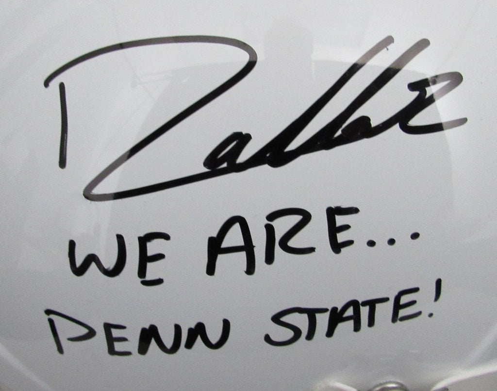 Drew Allar Signed/Inscr Full Size Speed Replica Helmet Penn State JSA 194516