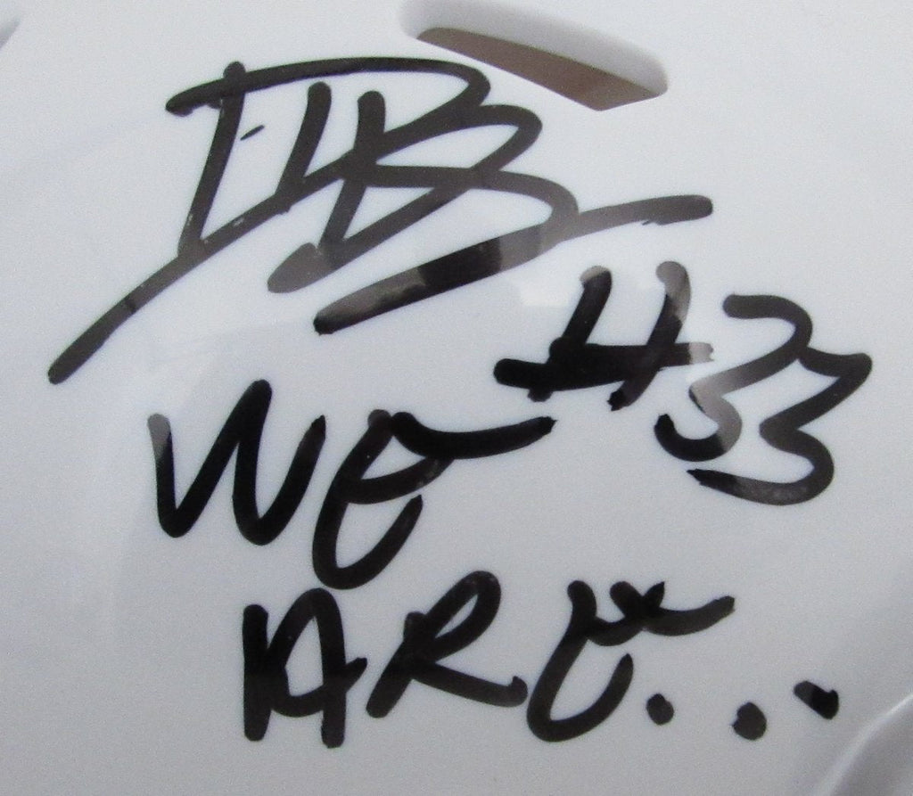 Dani Dennis Sutton Signed/Inscribed Penn State Mini Football Helmet JSA 194521
