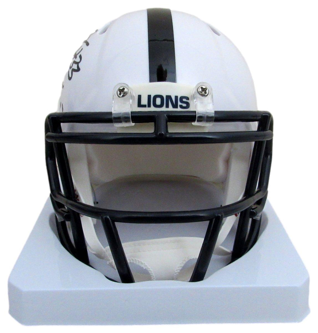 Dani Dennis Sutton Signed/Inscribed Penn State Mini Football Helmet JSA 194521