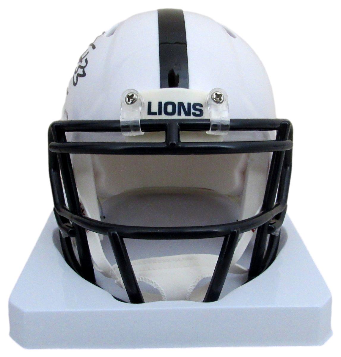 Dani Dennis Sutton Signed/Inscribed Penn State Mini Football Helmet JSA 194521