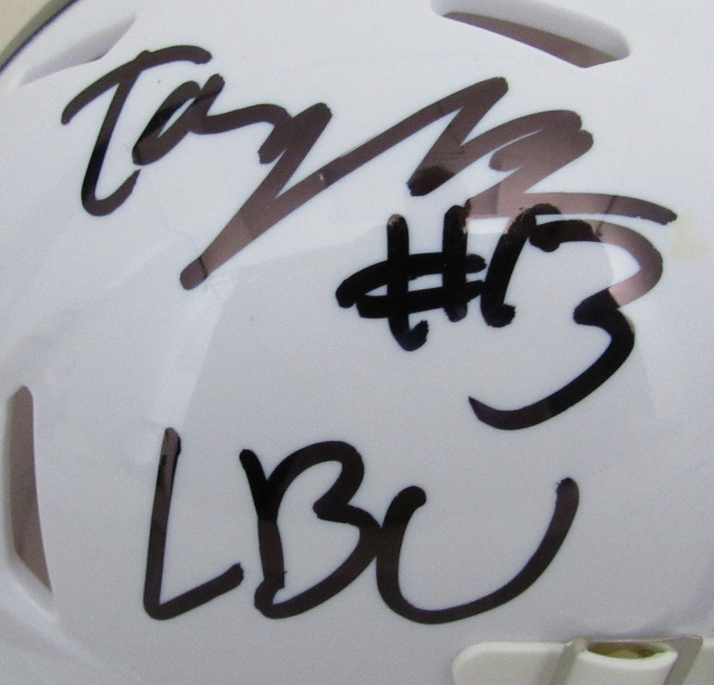Tony Rojas Signed/Inscribed Penn State Mini Football Helmet JSA 194522