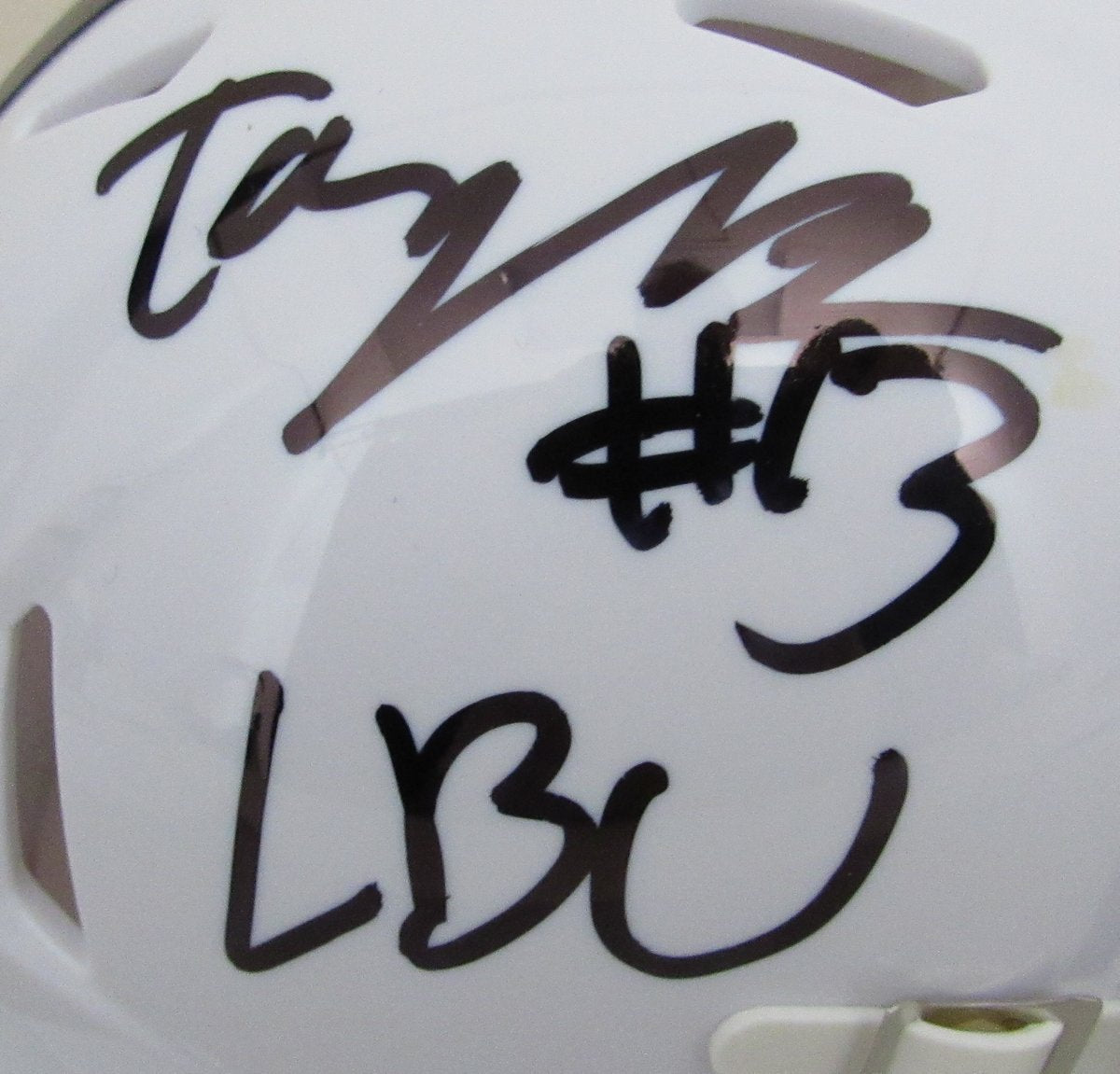 Tony Rojas Signed/Inscribed Penn State Mini Football Helmet JSA 194522